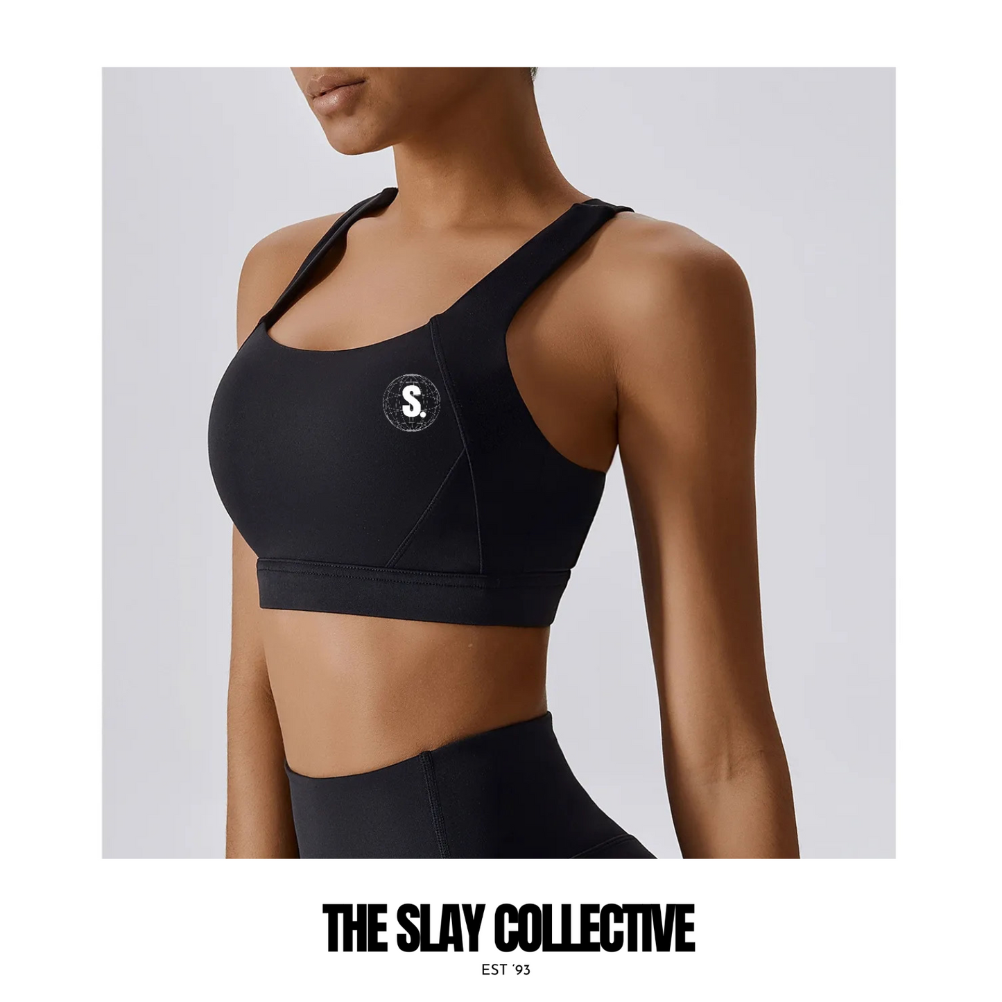 A\W Icon Scoop Sports Bra -Black