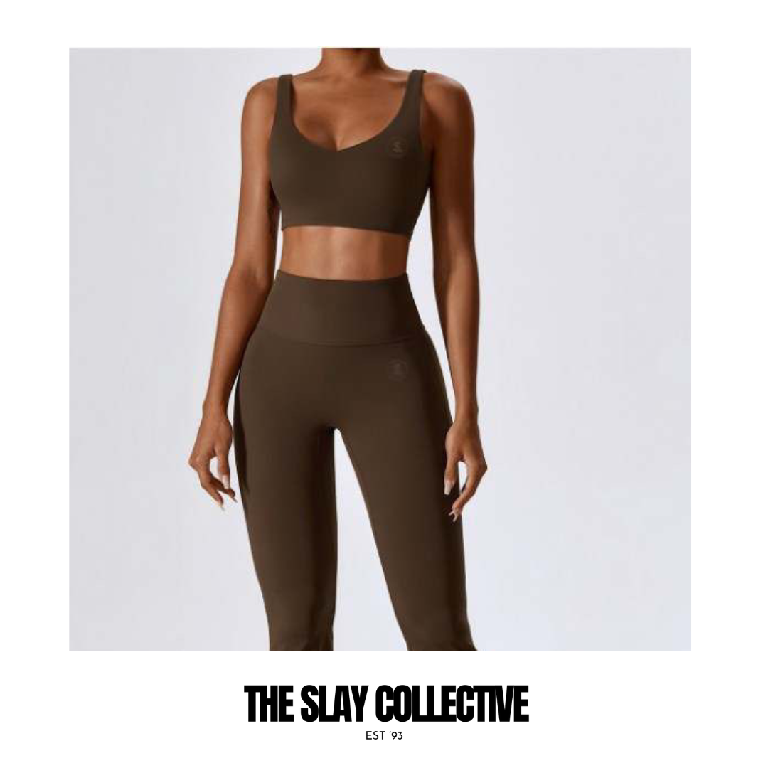 Sleeveless Crop - Coffee