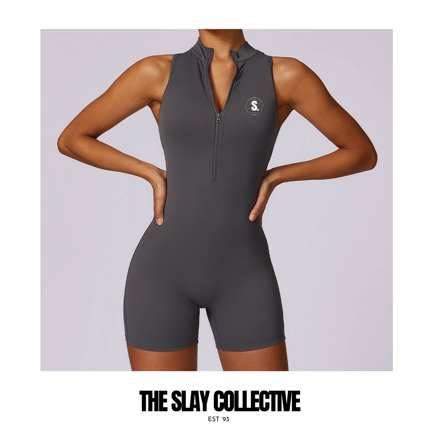 The Scrunch Bum Playsuit 2.0 - Onyx