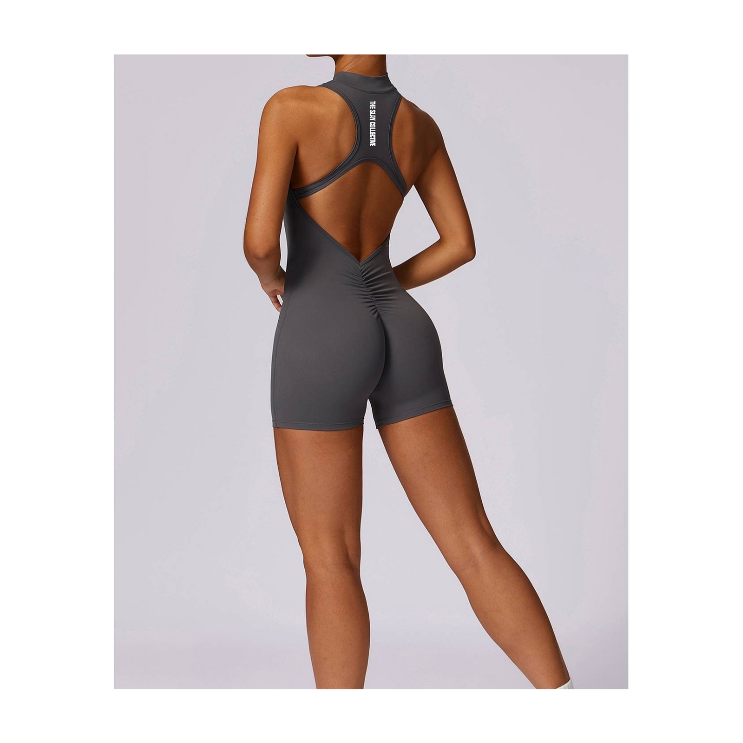 The Scrunch Bum Playsuit 2.0 - Onyx