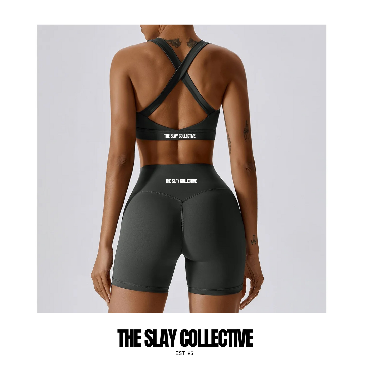 A\W Icon Scoop Sports Bra - Onyx