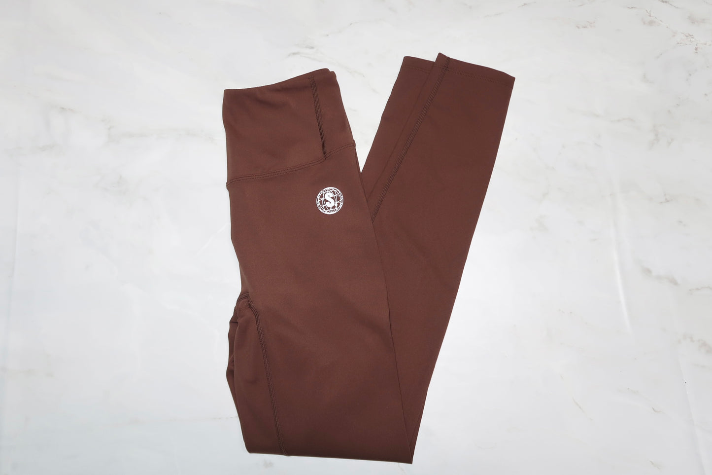 A/W Icons High Waisted Leggings - Coffee