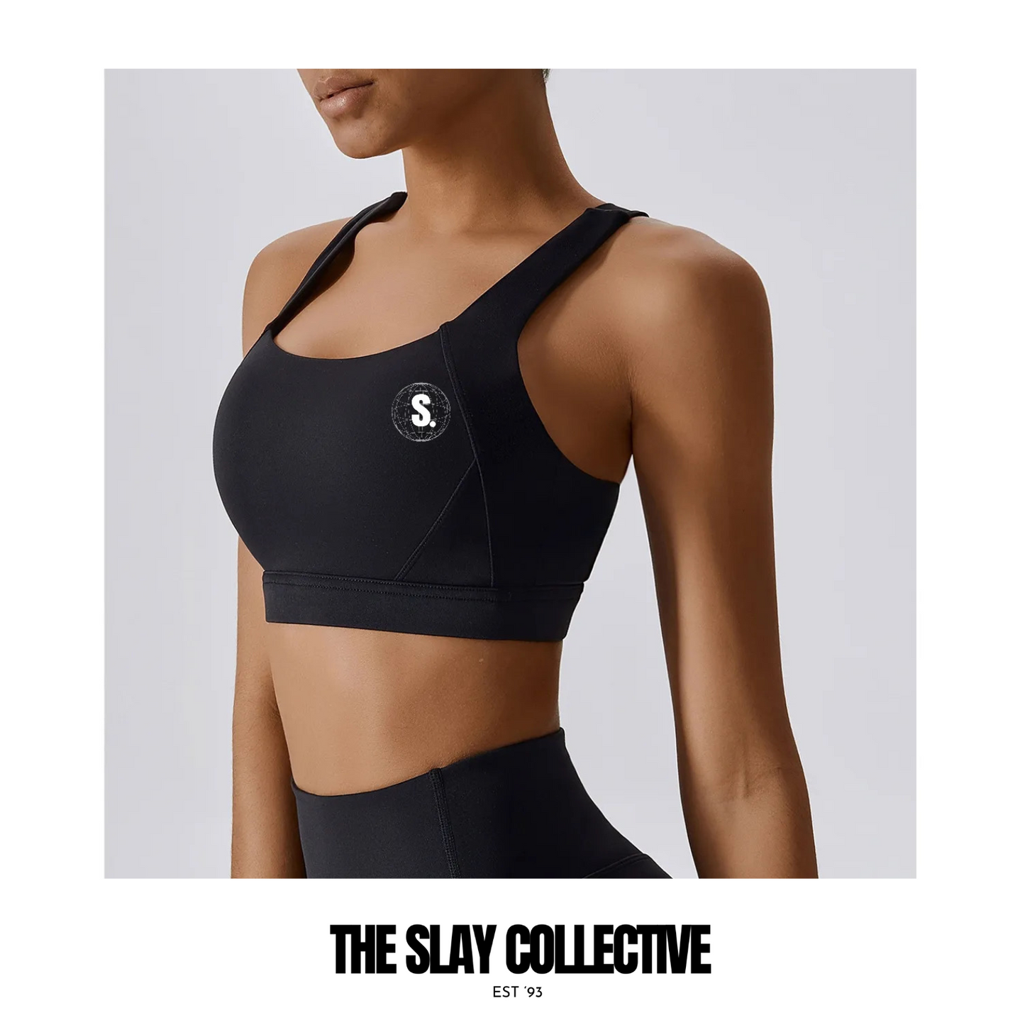 A\W Icon  Scoop Sports Bra -Black