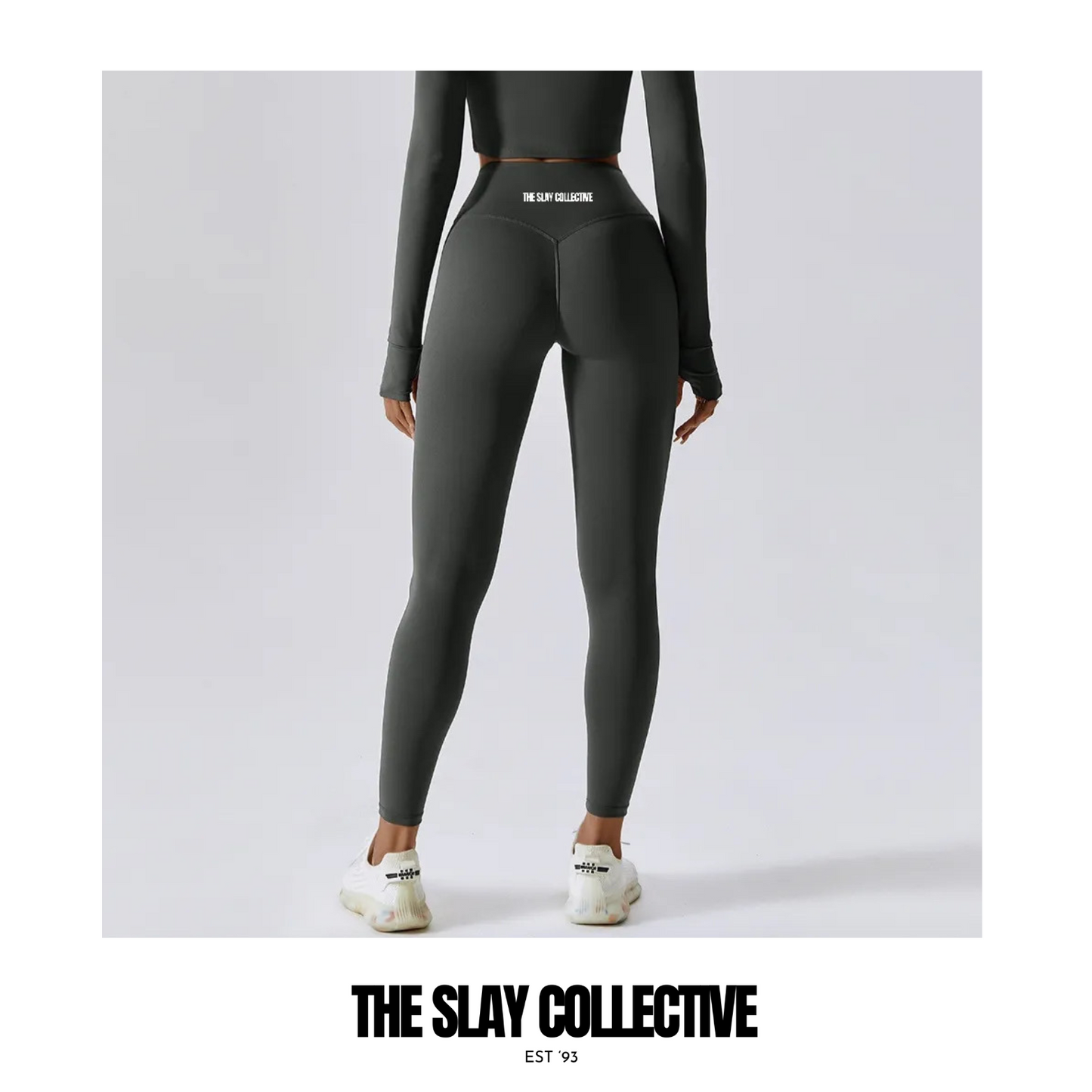 A/W Icons High Waisted Leggings - Onyx