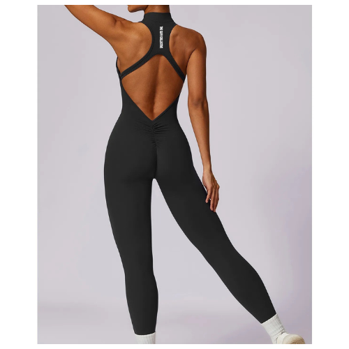 The Scrunch Bum Jumpsuit 2.0 - Black