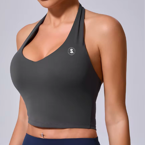 The Halter Neck - Smokey Grey